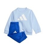 adidas Jogginganzug Essentials 240 (Baumwolle-Mischung) hellblau/royalblau Kleinkinder