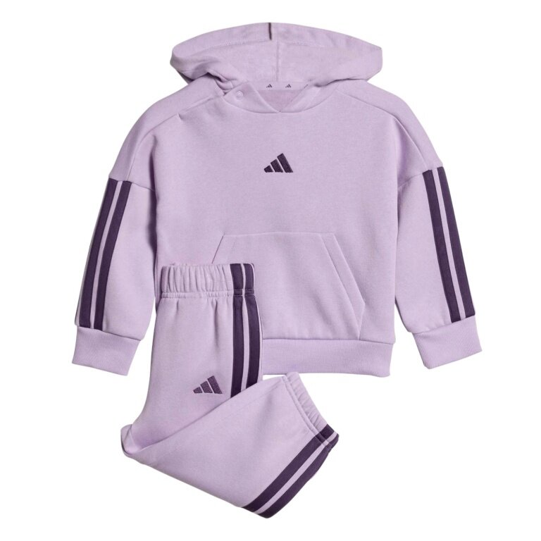 adidas Jogginganzug Essentials (Baumwolle-Mischung) lila Kleinkinder Mädchen