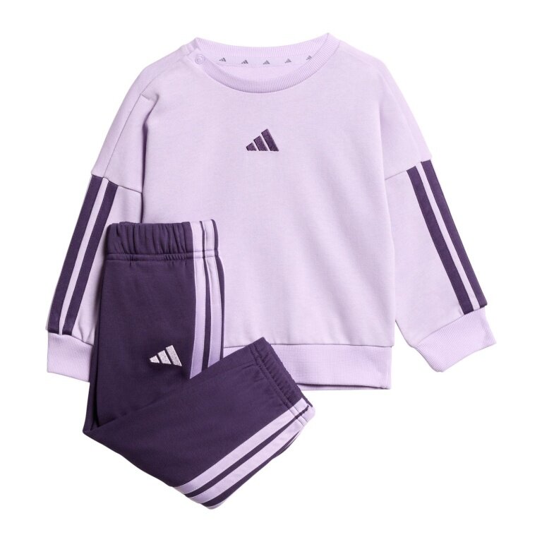adidas Jogginganzug Saisonal Essentials 3S violett/purple Kleinkinder Mädchen