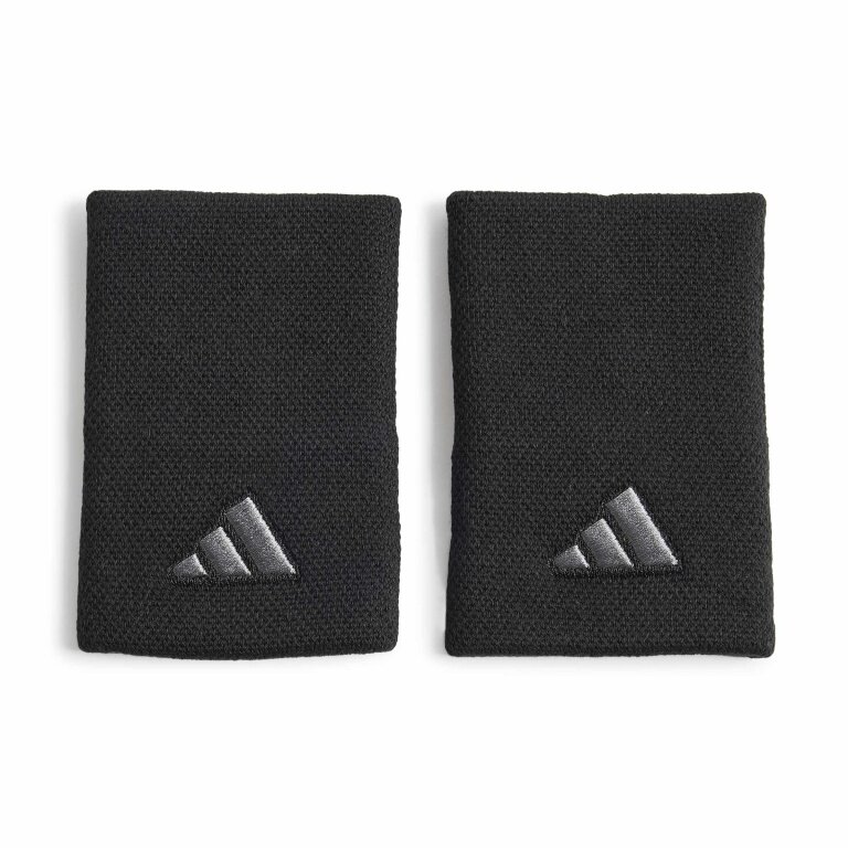 adidas Schweissband Handgelenk Jumbo 2026 schwarz - 2 Stück