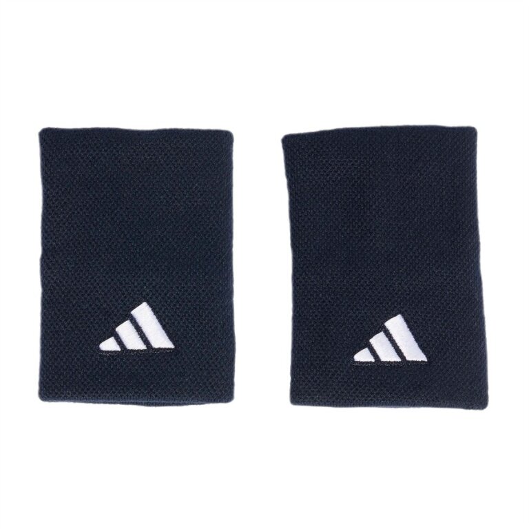 adidas Schweissband Handgelenk Jumbo #25 navyblau - 2 Stück