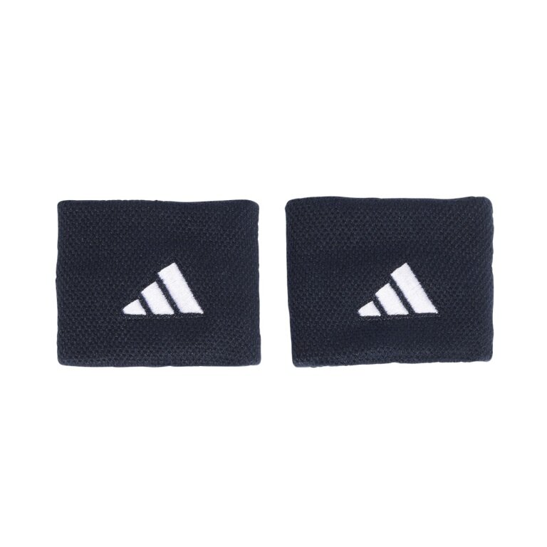 adidas Schweissband Handgelenk Small navyblau - 2 Stück