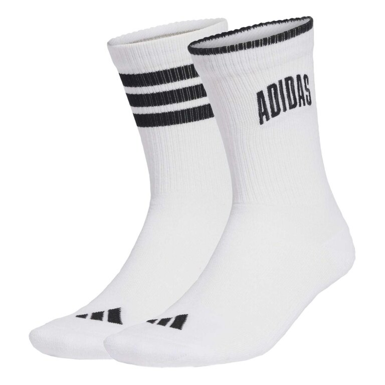 adidas Sportsocken Crew Stadium weiss/schwarz - 2 Paar