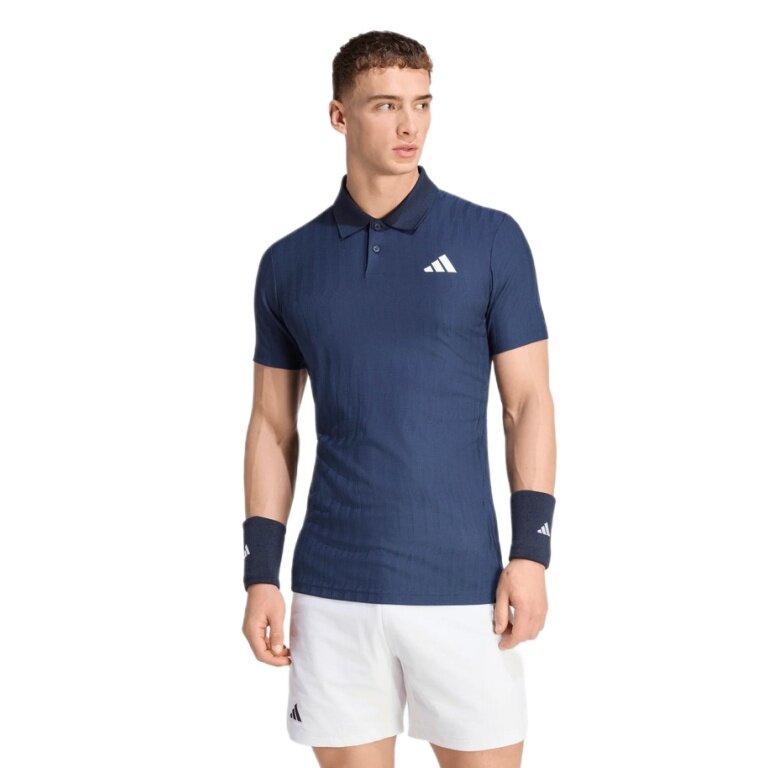 adidas Tennis-Polo Climacool+ Airchill Freelift (schmal geschnitten, rec. Polyester) 2026 navyblau Herren