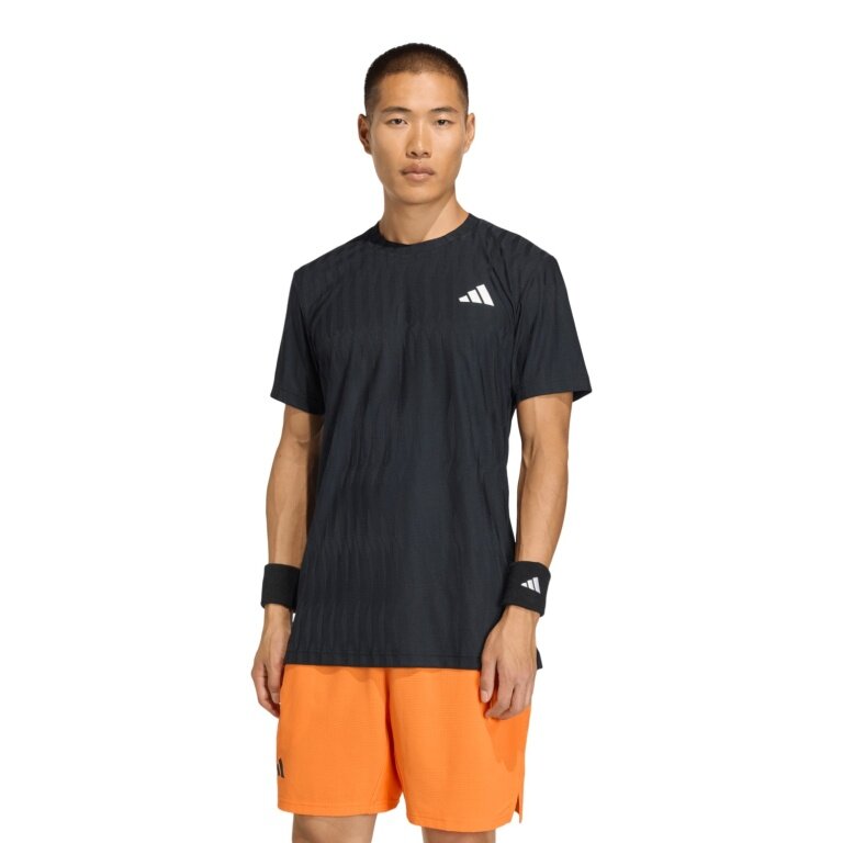 adidas Tennis Tshirt Climacool+ Airchill Freelift (schmal, optimale Bewegungsfreiheit) 2026 schwarz Herren