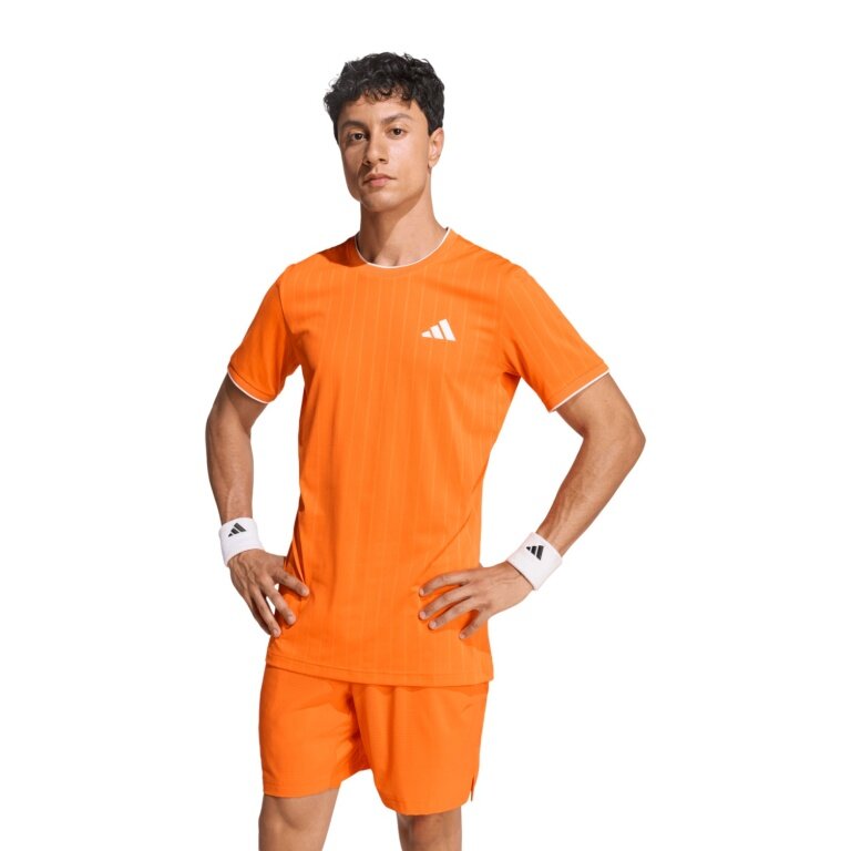 adidas Tennis Tshirt Climacool+ Airchill Pro (schmal, optimale Bewegungsfreiheit) 2026 orange Herren