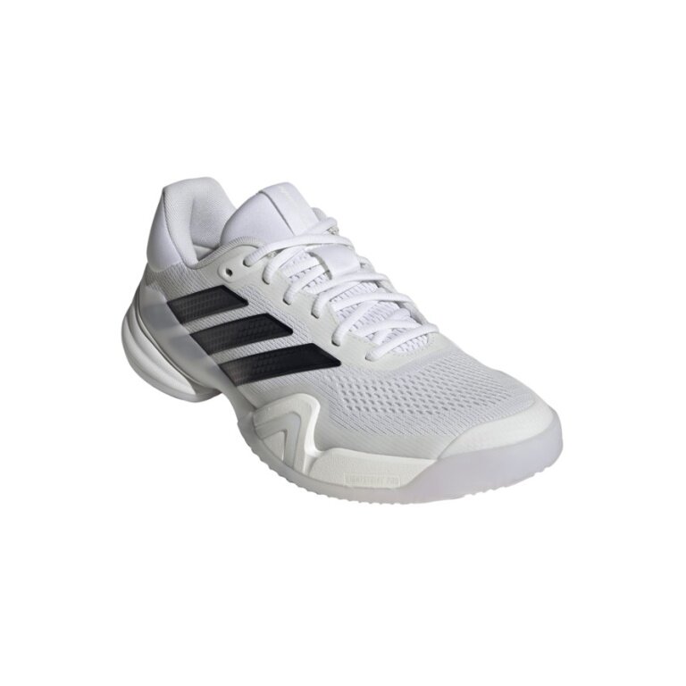 adidas Tennisschuhe Barricade 14 Allcourt/Stabil 2025 weiss/schwarz Herren