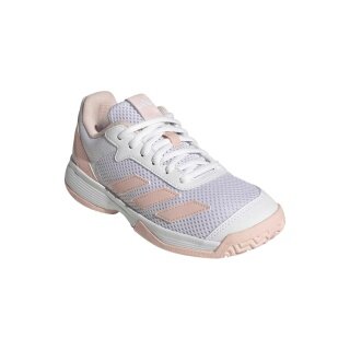 adidas Tennisschuhe Courtflash Allcourt 2025 weiss/rosa Mädchen
