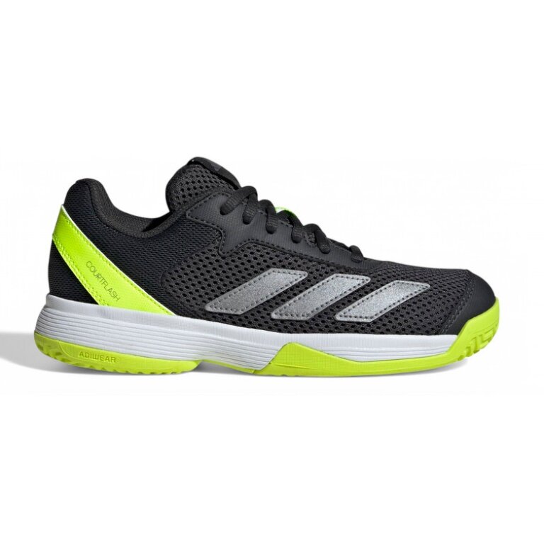 adidas Tennisschuhe Courtflash Allcourt 2025 carbongrau/lime Jungen