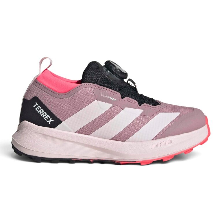 adidas Trail-Laufschuhe Terrex Agravic Boa 2026 (BOA-Schnürsystem) hellviolett/weiss Mädchen