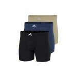 adidas Unterwäsche Boxershorts Boxer Brief Active Mictro Tech schwarz/dunkelblau/grün Herren - 3 Stück