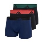 adidas Unterwäsche Boxershorts Trunk Active Flex Cotton schwarz/dunkelblau Herren - 3 Stück