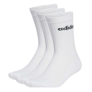 adidas Sportsocken Linear Crew Cushioned (Baumwolle, durchgehend gepolstert) weiss - 3 Paar