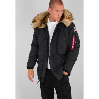 Alpha Industries Winterjacke Polar schwarz Herren