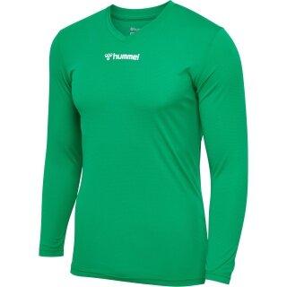 hummel Funktionsunterwäsche Langarmshirt hmlBL Essential Tee grün Herren