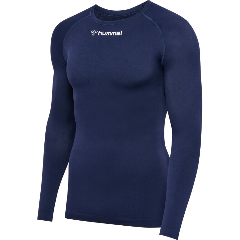 hummel Funktionsunterwäsche Langarmshirt hmlBL Comfort 2.0 Tee marineblau Herren