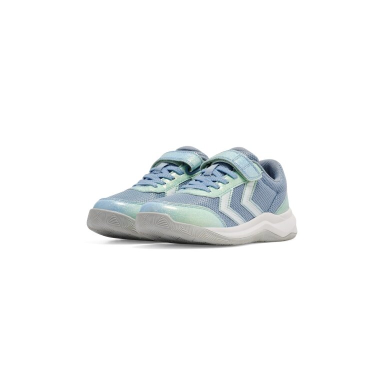 hummel Hallen-Indoorschuhe Multiplay Flex VC 2.0 (Klettverschluss) hellblau Kinder