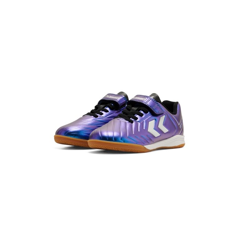 hummel Hallen-Indoorschuhe Top Star I.C. VC 2.0 (Klettverschluss) navyblau/bunt Kinder