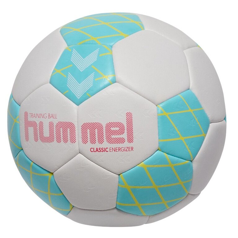 hummel Handball hmlClassic Energizer HB (Größe 1) weiss/blau/gelb - 1 Stück