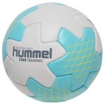 hummel Handball hmlSTAR Training HB (Größe 1) weiss/hellblau/gelb - 1 Stück