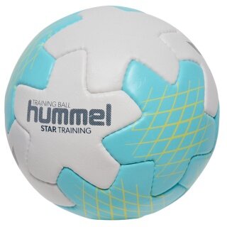 hummel Handball hmlSTAR Training HB (Größe 1) weiss/hellblau/gelb - 1 Stück