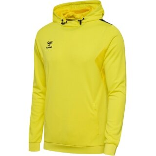 hummel Sport-Kapuzenpullover hmlAUTHENTIC PL Hoodie (mit Reißverschlusstaschen) gelb Herren