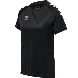 hummel Sport-Shirt hmlCORE XK Core Poly (Interlock-Stoff) Kurzarm schwarz Damen