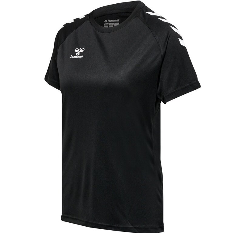 hummel Sport-Shirt hmlCORE XK Core Poly (Interlock-Stoff) Kurzarm schwarz Damen