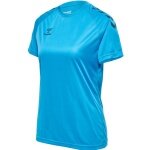 hummel Sport-Shirt hmlCORE XK Core Poly (Interlock-Stoff) Kurzarm blau Damen