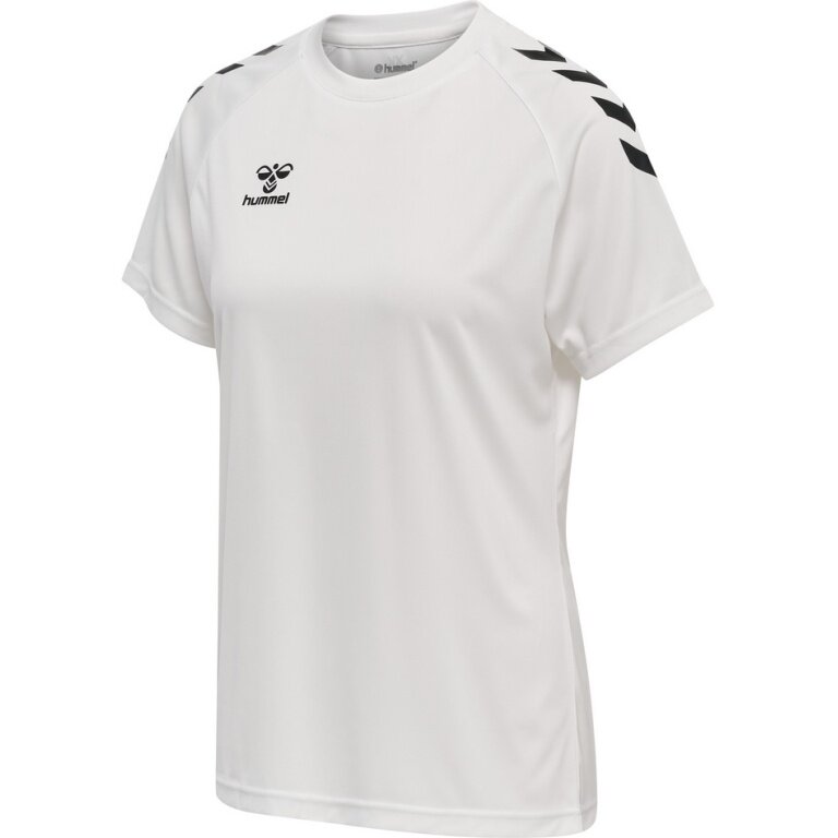 hummel Sport-Shirt hmlCORE XK Core Poly (Interlock-Stoff) Kurzarm weiss Damen
