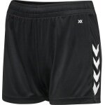 hummel Sporthose hmlCORE XK Poly Shorts (robuster Doppelstrick, ohne Seitentaschen) kurz schwarz Damen