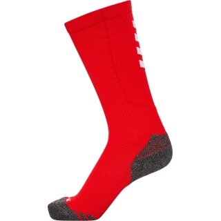 hummel Sportsocke hmlPRO Training Crew (Materialmix) rot/weiss - 1 Paar