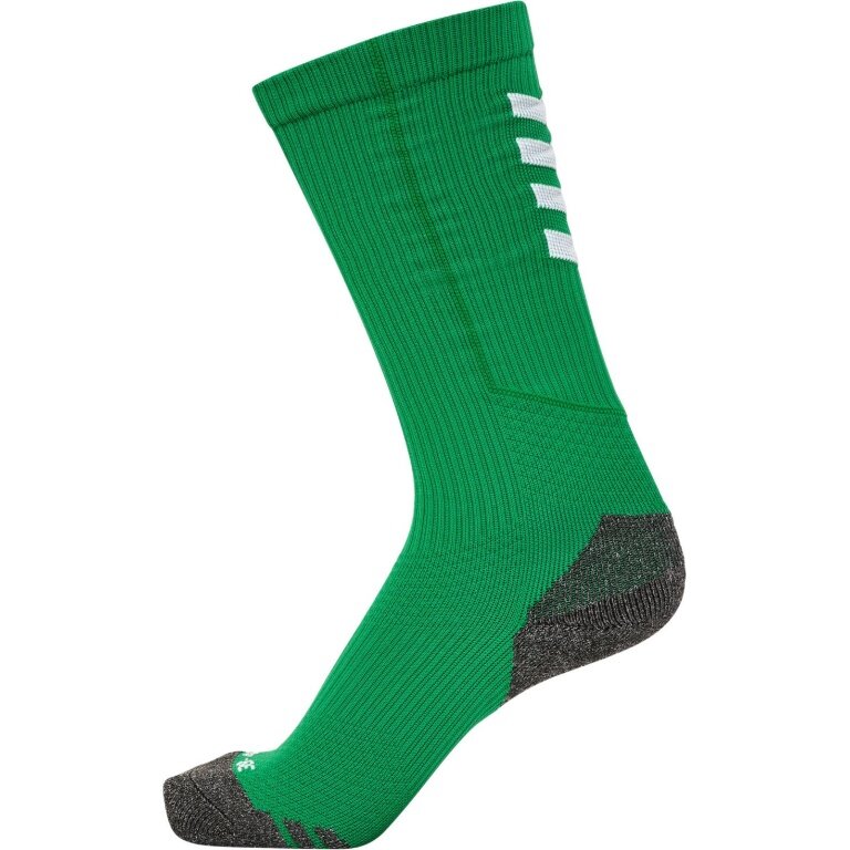hummel Sportsocke hmlPRO Training Crew (Materialmix) grün/weiss - 1 Paar