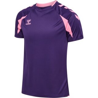 hummel Sport-Shirt hmlCORE 2.0 (rec. Polyester, optimale Bewegungsfreiheit) kurzarm violett/pink Herren