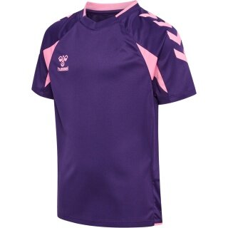 hummel Sport-Shirt hmlCORE 2.0 (rec. Polyester, optimale Bewegungsfreiheit) kurzarm violett/pink Jungen