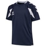 hummel Sport-Shirt hmlCORE 2.0 (rec. Polyester, optimale Bewegungsfreiheit) kurzarm marineblau/weiss Jungen