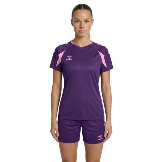 hummel Sport-Shirt hmlCORE 2.0 (rec. Polyester, optimale Bewegungsfreiheit) violet/pink Damen