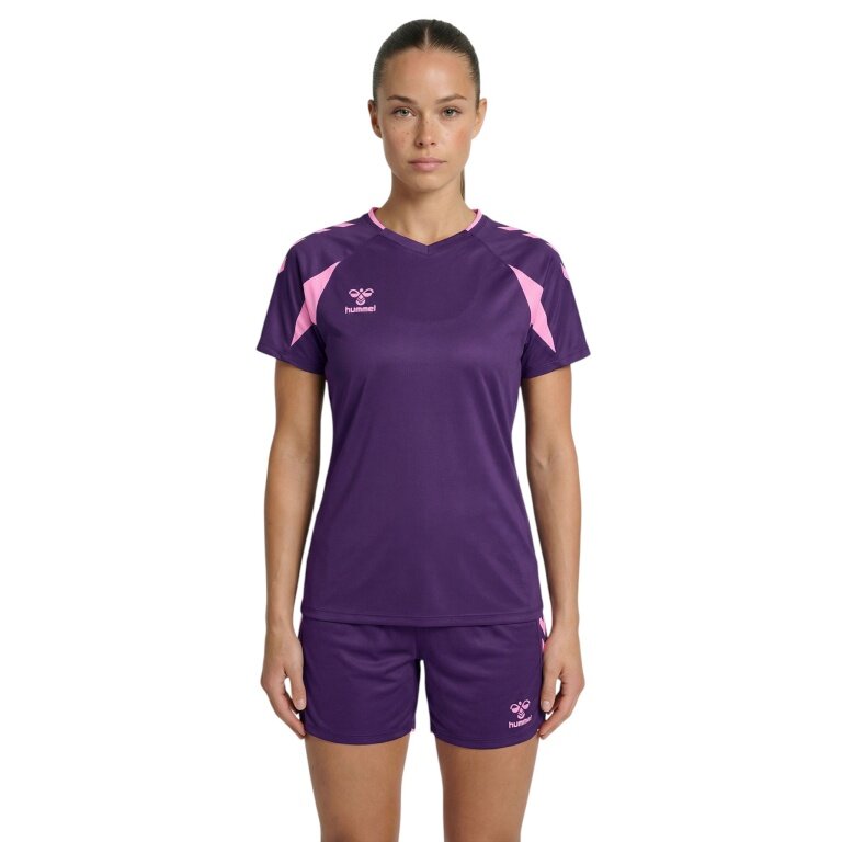 hummel Sport-Shirt hmlCORE 2.0 (rec. Polyester, optimale Bewegungsfreiheit) violet/pink Damen