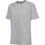 hummel Sport-Tshirt hmlMOVE 2.0 (Baaumwolle-Mischung) grau Herren