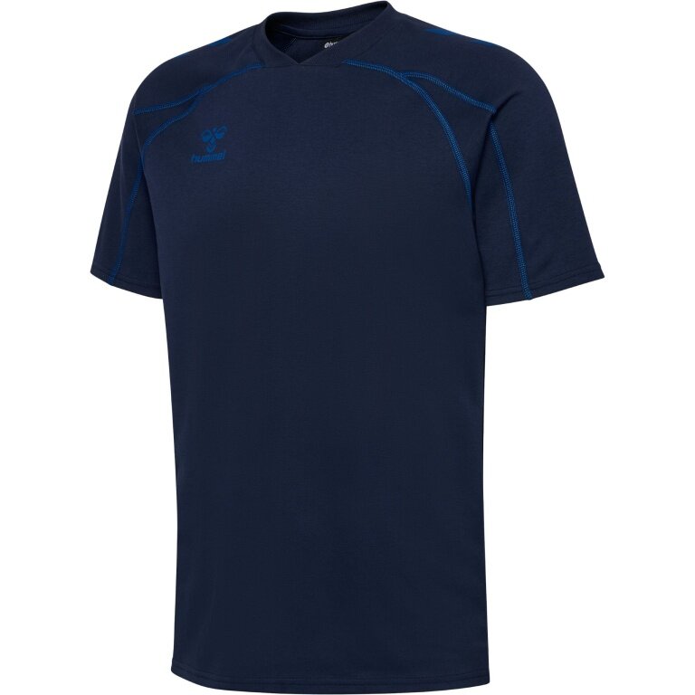 hummel Sport-Tshirt hmlMOVE 2.0 (Baaumwolle-Mischung) marineblau Herren