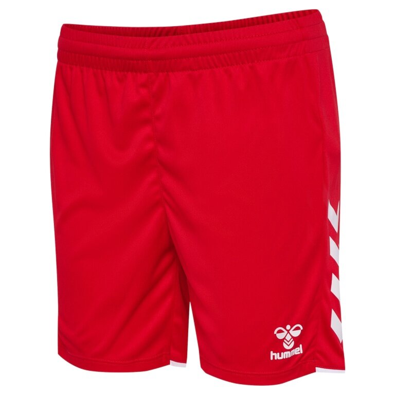 hummel Sporthose hmlCORE 2.0 Shorts (angenehmes Tragegefühl) kurz rot/weiss Damen