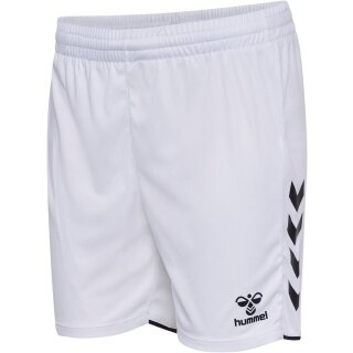 hummel Sporthose hmlCORE 2.0 Shorts (angenehmes Tragegefühl) kurz weiss/schwarz Damen