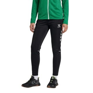 hummel Sporthose hmlCORE 2.0 Training Pants (Polyester-Sweatstoff) lang schwarz/weiss Damen