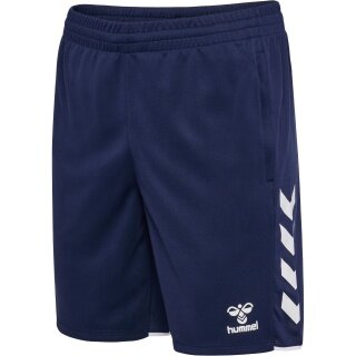 hummel Sporthose hmlCORE 2.0 Training Shorts (100% rec. Polyester) kurz marineblau/weiss Herren