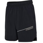 hummel Sporthose hmlCOURT Pocket Shorts (atmungsaktiv, schnelltrocknend) kurz schwarz/grau Herren