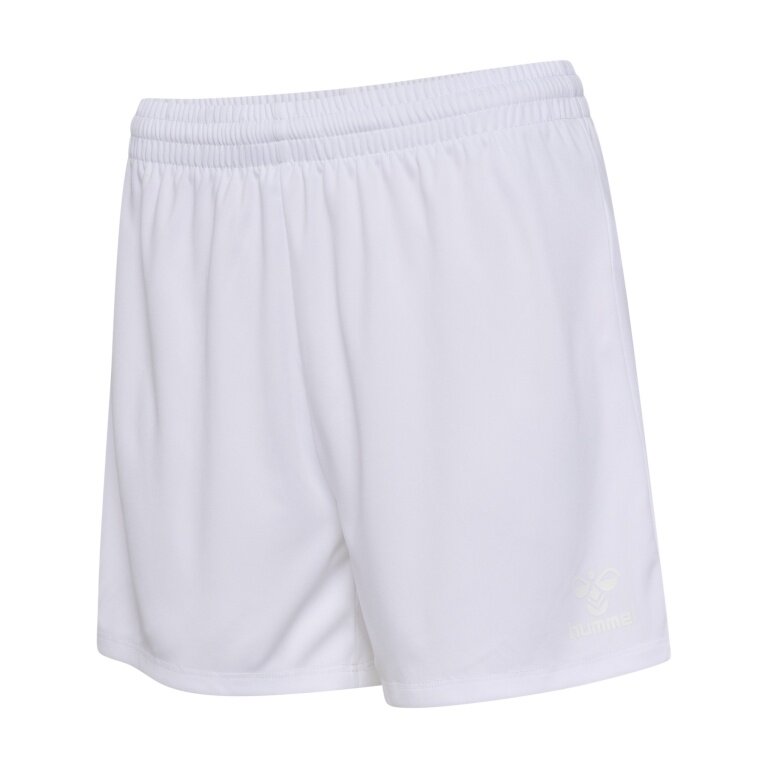 hummel Sporthose hmlESSENTIAL Shorts (angenehmes Tragegefühl) kurz weiss/weiss Damen