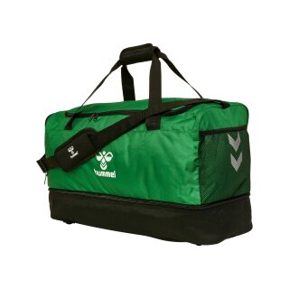 hummel Sporttasche hmlCORE 2.0 Sports Bag mit Bodenfach (Größe L) grün/schwarz