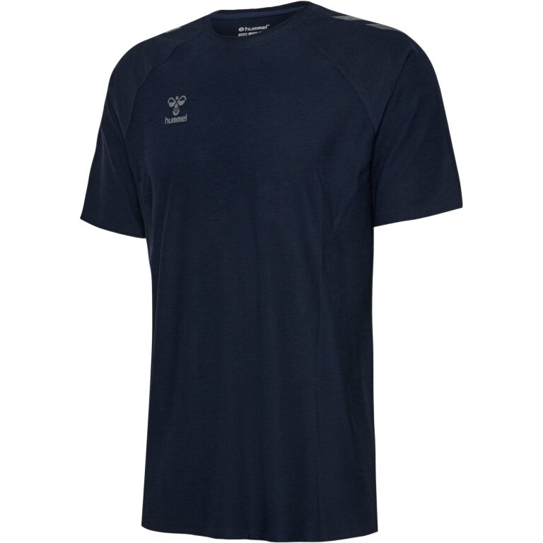 hummel Trainings-Tshirt hmlCIMA 2.0 Jersey (sehr elastisches Material, weiches Material) marineblau Herren