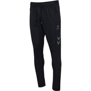 hummel Trainingshose hmlCIMA 2.0 Pants (rec. Polyester, mit Reißverschlusstaschen) lang schwarz Herren