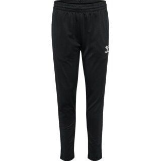 hummel Trainingshose hmlESSENTIAL Pant (Interlock-Stoff) lang schwarz Kinder